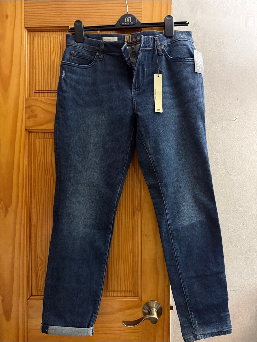 KUT from the KLOTH Woman’s Dark Blue Straight Leg Jeans